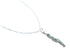 Turquoise Inlay Sterling Silver Chain Necklace Set TX10226